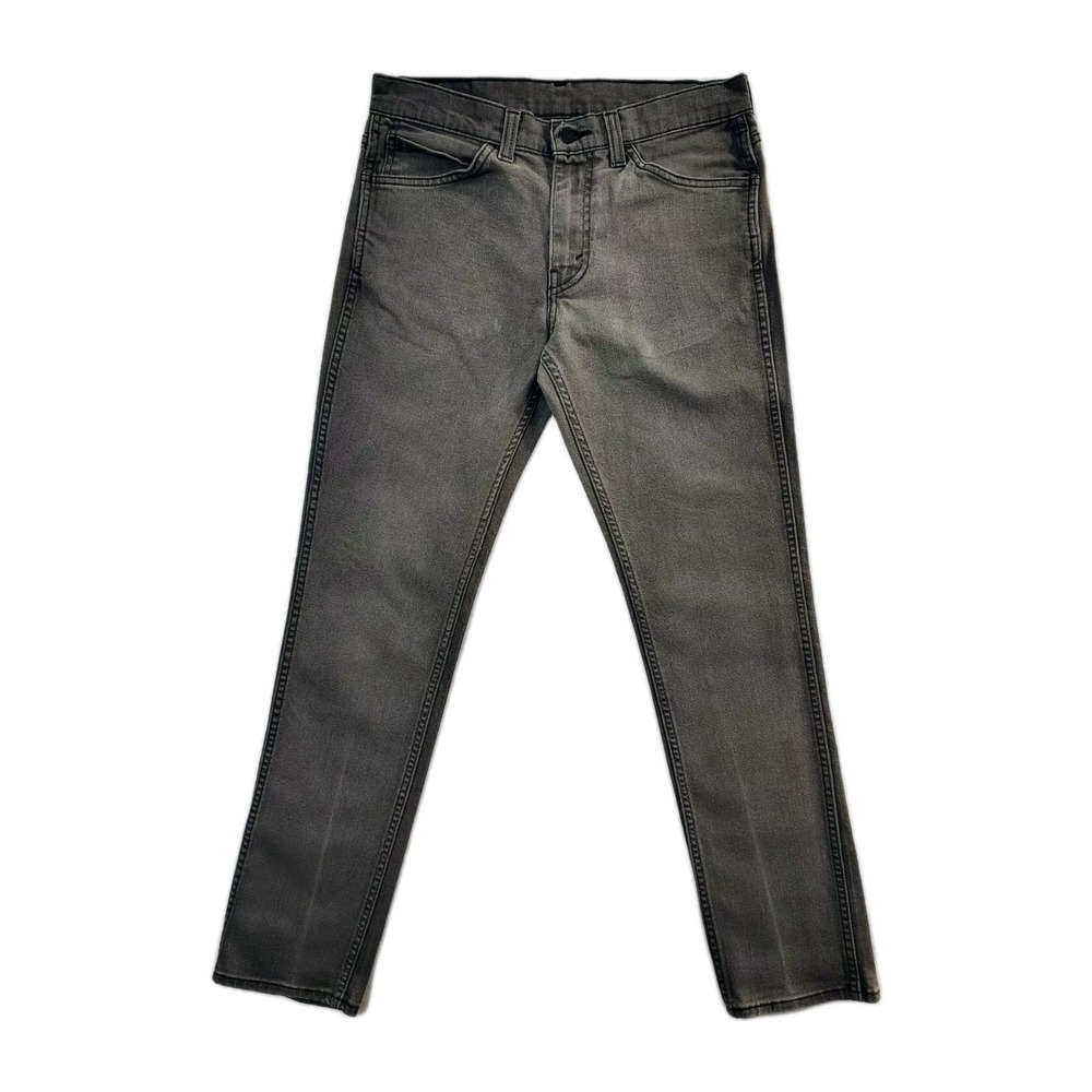 Levi's 511 Jeans Mens 31x32 Slim fit Grey Gray Denim stylish Pants Mid Rise‎